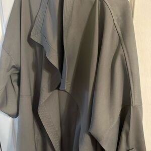 Max Studio Gray Trench Coat New With Tags
